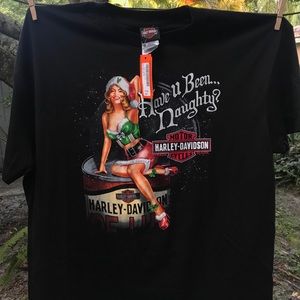 2008 Harley Davidson Pompano Beach Christmas tee